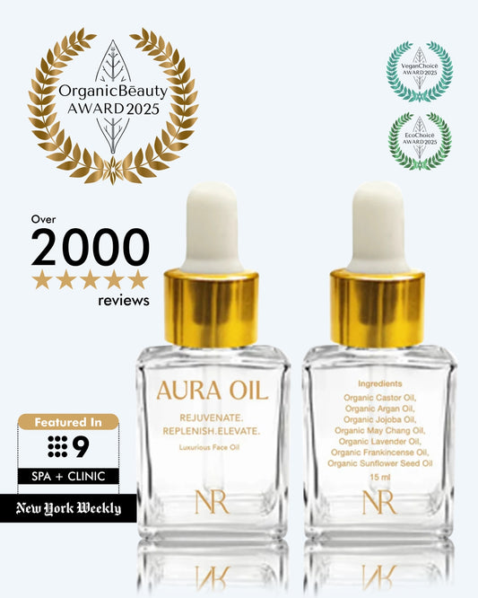 Aura Oil Face 15ml Travel Size (Comes Filled with Aura Oil) Boxed