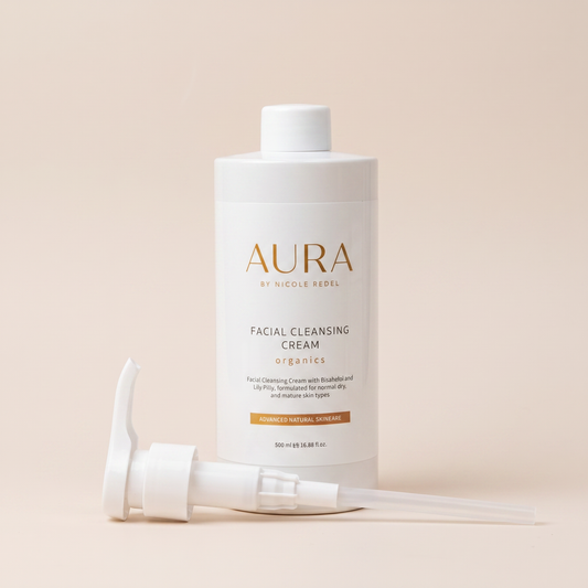 Aura by Nicole Redel Facial Cleansing Cream Normal/Dry/Mature 500ml with a pump