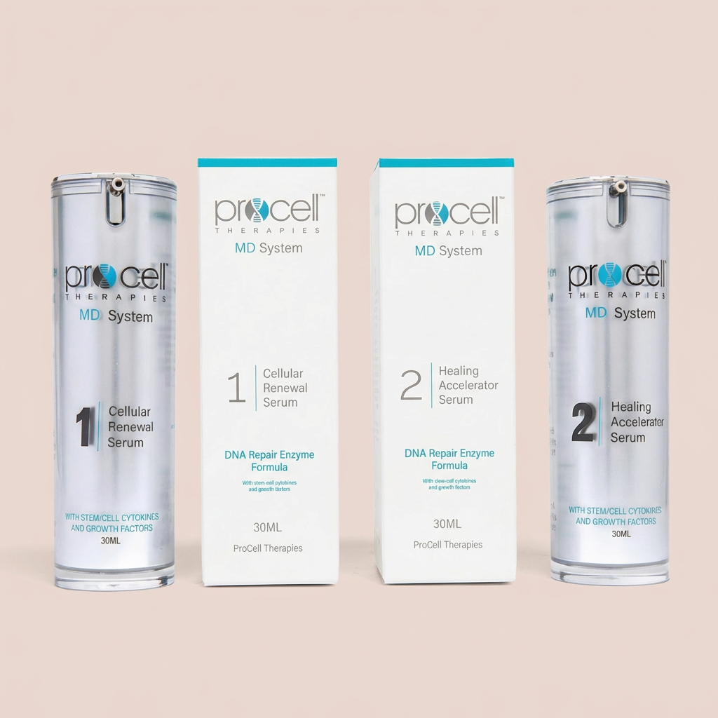 Procell MD Cellular Renewal Serum & Healing Accelerator Serum Step 1 & Step 2 30ml